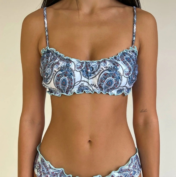 Frankie's Bikinis Other - New!Frankie's‎ Bikinis Arabelle Shine Bralette Bikini Top